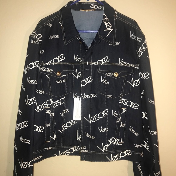 Versace logo mania denim jacket - Picture 2 of 15